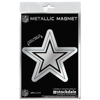 Dallas Cowboys Metallic Magnets 3" x 5"