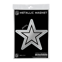 Dallas Cowboys Metallic Magnets 5" x 7"