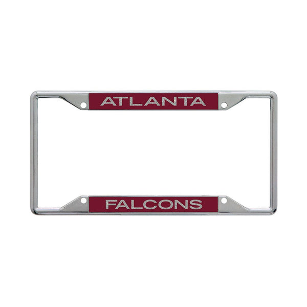 Atlanta Falcons GLITTER LETTERS Lic Plt Frame S/L Printed