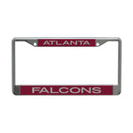Atlanta Falcons GLITTER LETTERS Lic Plt Frame S/L Printed