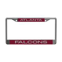 Atlanta Falcons GLITTER LETTERS Lic Plt Frame S/L Printed