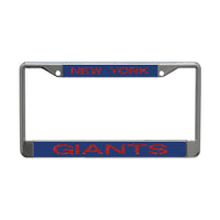 New York Giants GLITTER LETTERS Lic Plt Frame S/L Printed