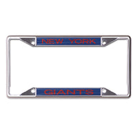 New York Giants GLITTER LETTERS Lic Plt Frame S/S Printed