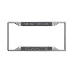New York Giants CARBON Lic Plt Frame S/S Printed