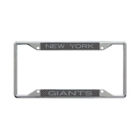 New York Giants CARBON Lic Plt Frame S/S Printed