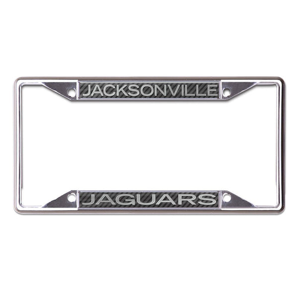 Jacksonville Jaguars CARBON Lic Plt Frame S/S Printed