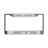 New York Jets Lic Plt Frame S/L Printed