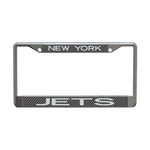 New York Jets Lic Plt Frame S/L Printed