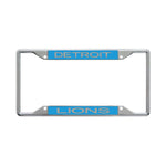 Detroit Lions GLITTER LETTERS Lic Plt Frame S/S Printed