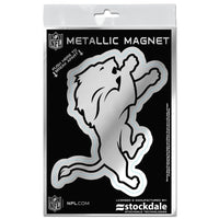 Detroit Lions Metallic Magnets 3" x 5"