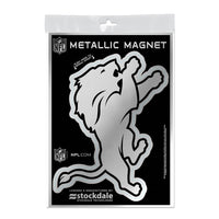 Detroit Lions Metallic Magnets 5" x 7"