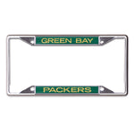 Green Bay Packers GLITTER LETTERS Lic Plt Frame S/S Printed