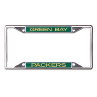 Green Bay Packers GLITTER LETTERS Lic Plt Frame S/S Printed