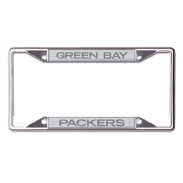 Green Bay Packers FROSTED Lic Plt Frame S/S Printed