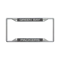 Green Bay Packers CARBON Lic Plt Frame S/S Printed