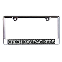Green Bay Packers CARBON Lic Plate Frame B/O Printed