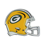 Green Bay Packers HELMET Chrome Metal Domed Emblem