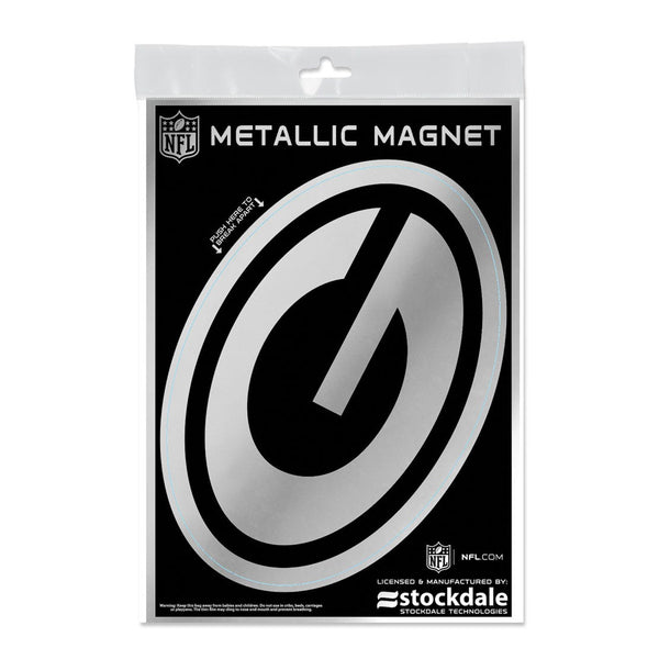 Green Bay Packers Metallic Magnets 5" x 7"