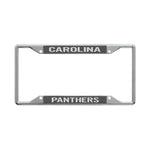 Carolina Panthers CARBON Lic Plt Frame S/S Printed