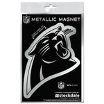 Carolina Panthers Metallic Magnets 3" x 5"