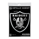 Las Vegas Raiders Metallic Magnets 5" x 7"