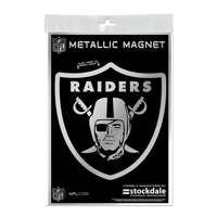 Las Vegas Raiders Metallic Magnets 5" x 7"