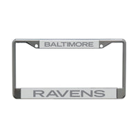 Baltimore Ravens FROSTED Lic Plt Frame S/L Printed