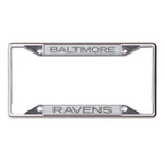 Baltimore Ravens FROSTED Lic Plt Frame S/S Printed