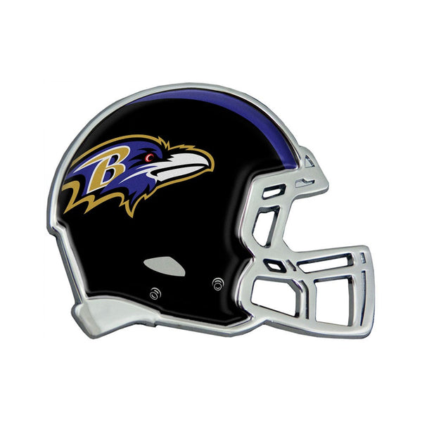 Baltimore Ravens HELMET Chrome Metal Domed Emblem