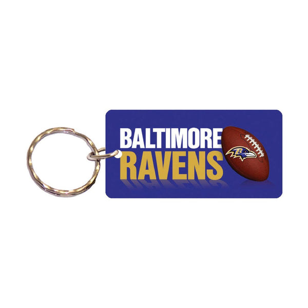 Baltimore Ravens Keychain Rectangle