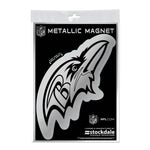 Baltimore Ravens Metallic Magnets 5" x 7"