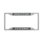 Houston Texans CARBON Lic Plt Frame S/S Printed