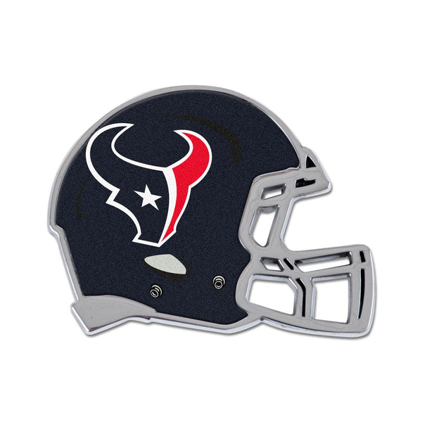 Houston Texans Chrome Metal Domed Emblem