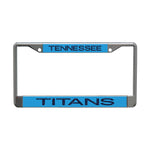 Tennessee Titans GLITTER LETTERS Lic Plt Frame S/L Printed