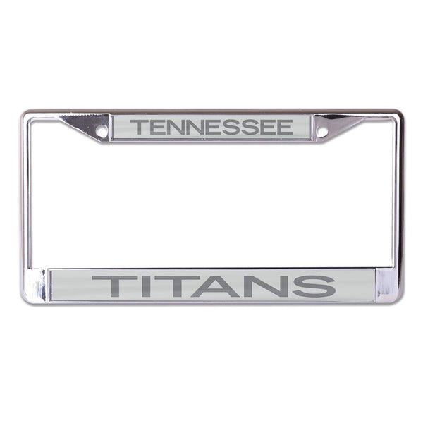 Tennessee Titans FROSTED Lic Plt Frame S/L Printed
