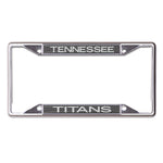 Tennessee Titans CARBON Lic Plt Frame S/S Printed