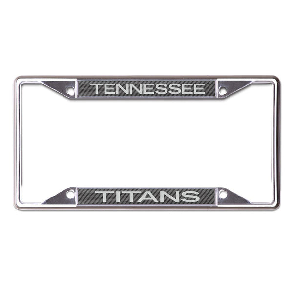Tennessee Titans CARBON Lic Plt Frame S/S Printed