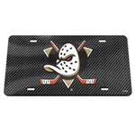 Anaheim Ducks CARBON Specialty Acrylic License Plate