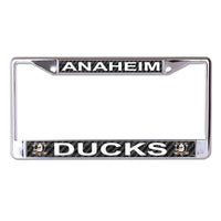 Anaheim Ducks CARBON Lic Plt Frame S/L Printed