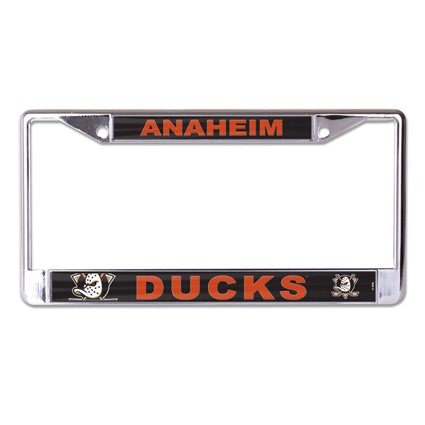 Anaheim Ducks Lic Plt Frame S/L Printed