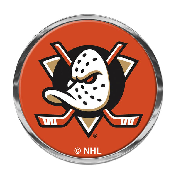 Anaheim Ducks Chrome Metal Domed Emblem