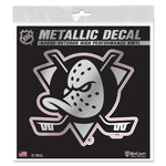Anaheim Ducks Decal Metallic 6" x 6"