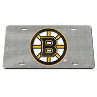 Boston Bruins GLITTER Specialty Acrylic License Plate