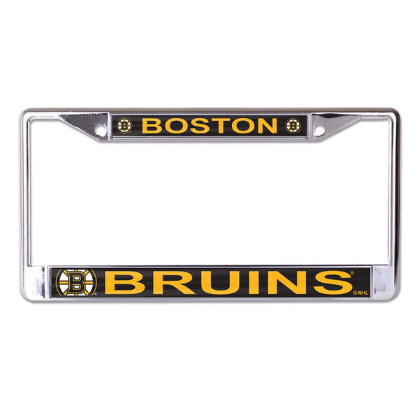 Boston Bruins MEGA Lic Plt Frame S/L Printed
