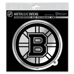 Boston Bruins Decal Metallic 6" x 6"