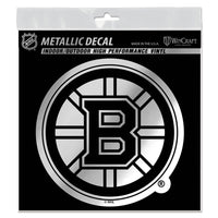 Boston Bruins Decal Metallic 6" x 6"