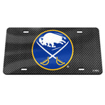 Buffalo Sabres CARBON Specialty Acrylic License Plate