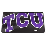 Wholesale-TCU Horned Frogs MEGA Specialty Acrylic License Plate