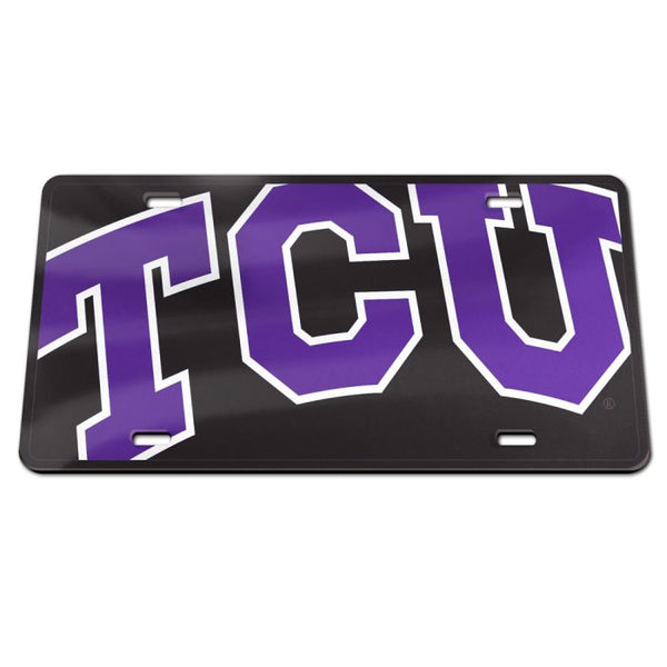 Wholesale-TCU Horned Frogs MEGA Specialty Acrylic License Plate