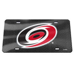 Carolina Hurricanes CARBON Specialty Acrylic License Plate